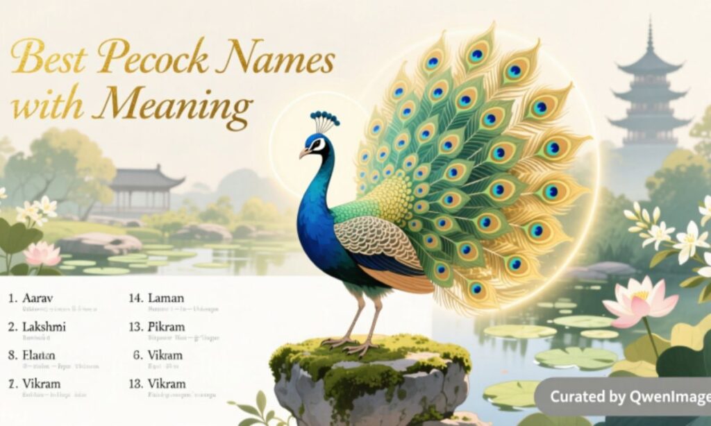 best-peacock-names-with-meaning