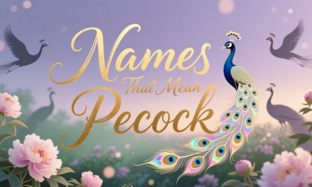 names-that-mean-peacock