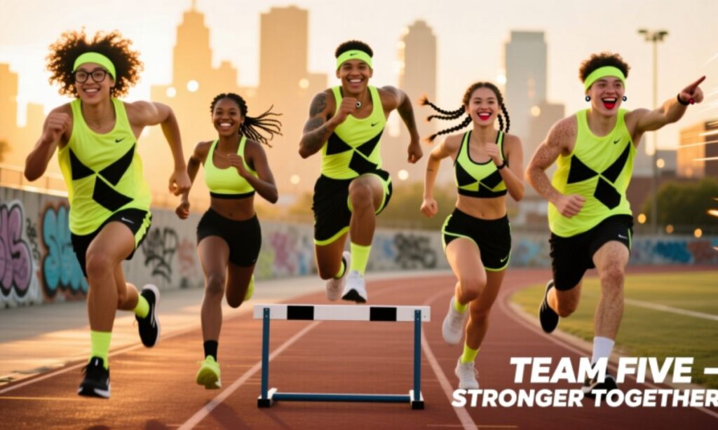 sporty-team-names-for-five-friends